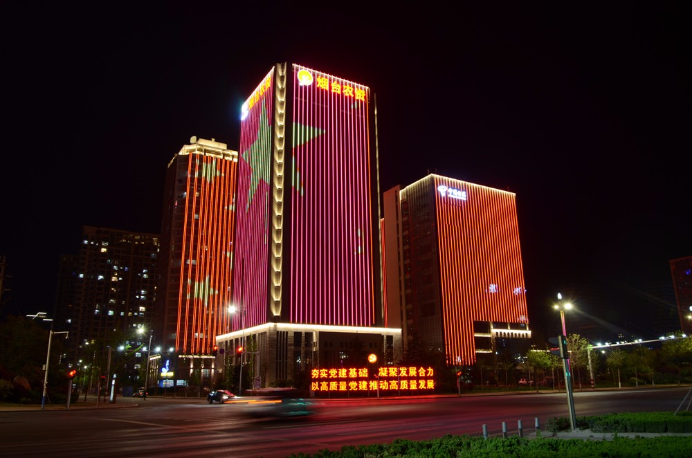 城市景觀照明-煙臺(tái)市高新區(qū)建筑景觀照明設(shè)計(jì)方案圖片