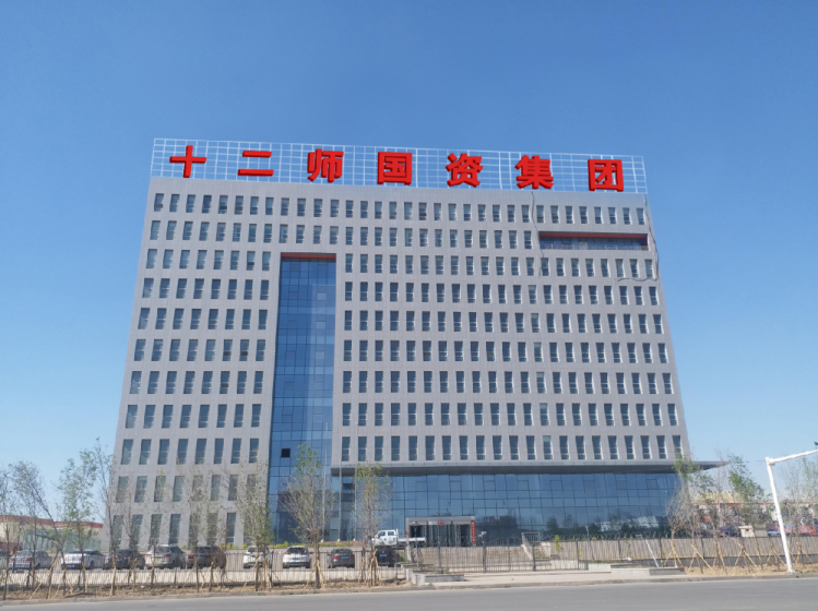 十二師國(guó)資大廈樓頂發(fā)光字設(shè)計(jì)及安裝順圖片